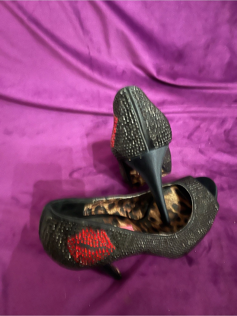 10. Betsey Johnson peep-toe heels